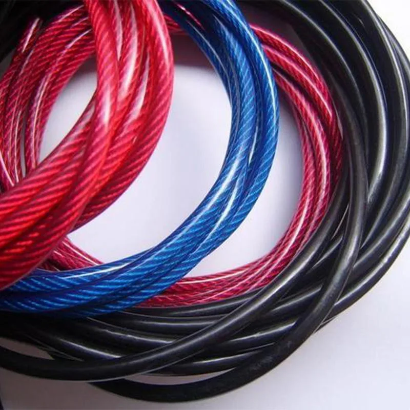 Cuerda de alambre de acero inoxidable recubierta de nailon de PVC